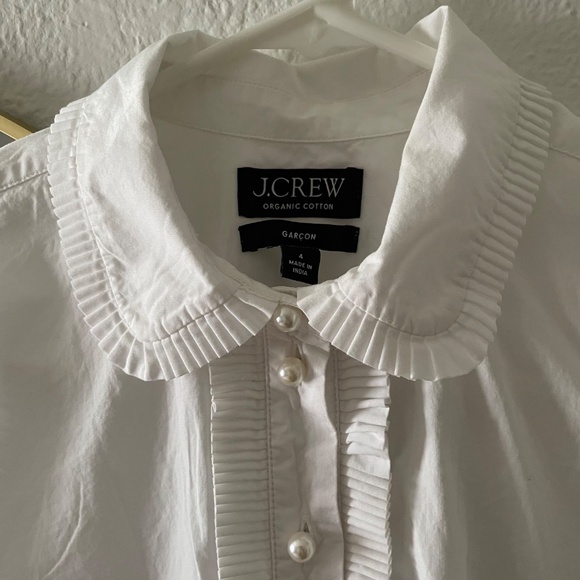 J.Crew Garçon tuxedo blouse with pearl buttons - Picture 2 of 4